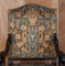 Italian Hand Carved Walnut Throne Armchairs, 1860s, Set of 2, Image 4