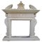 Italian Neoclassical Style Stone Fireplace 1