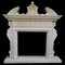Italian Neoclassical Style Stone Fireplace 3