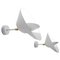 White Saturn Wall Lamp Set by Serge Mouille, Set of 2, Image 1