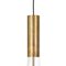 Rosdala Large Brass Clear Glass Ceiling Lamp by Sabina Grubbeson for Konsthantverk 3