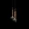 Lampada da soffitto STAV 3 in ottone nero di Johan Carpner per Konsthantverk, Immagine 9