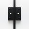 Black Two Rotating Straight Arms Wall Lamp by Serge Mouille 8