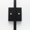 Black Two Rotating Straight Arms Wall Lamp by Serge Mouille, Image 8