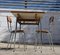 Mid-Century French Formica & Chrome Kitchen Table and Chairs, Set of 3 6