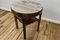 Art Deco Walnut Veneer Side Table Stained in Rosewood with Marble Top, Germany, 1925, Image 7