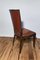 Chaises Art Déco en Cuir Rouge, France, 1930s, Set de 6 3