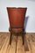 Art Deco Chairs in Red Leather, France, 1930s, Set of 6, Image 5