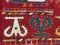 Panel uzbeko antiguo tejido y bordado, Imagen 7