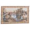 Vintage French Aubusson Style Halluin Manufacturing Tapestry 1