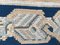 Großer antiker portugiesischer flacher Arraiolos Teppich mit Nadelspitze 10