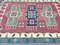 Indischer Vintage Durhi Baumwolle Flacher Teppich 8