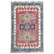 Indischer Vintage Durhi Baumwolle Flacher Teppich 1