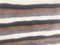 Mid-Century Modern Goat Hair Moroccan Rug with Stripes 7
