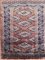 Kleiner pakistanischer Vintage Teppich 14