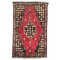 Vintage Rustic Wool Mazlaghan Rug, 1950s, Image 1