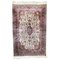 Türkischer Vintage Kayseri Teppich aus Seide 1