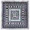 African Painted Leather Rug 1