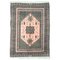 Rustikaler marokkanischer Vintage Teppich im Rabat Design 1