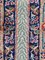 Tapis de Couloir Mahal Floral Design Mid-Century 10