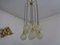 German Glass & Brass Cascade Ceiling Lamp, 1960s, Image 7
