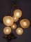 German Glass & Brass Cascade Ceiling Lamp, 1960s 13