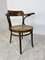 Bentwood Desk Chair with Rattan Seat by Thonet for Ligna, 1900s 11