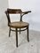 Bentwood Desk Chair with Rattan Seat by Thonet for Ligna, 1900s 10