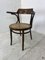Bentwood Desk Chair with Rattan Seat by Thonet for Ligna, 1900s 1