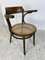 Bentwood Desk Chair with Rattan Seat by Thonet for Ligna, 1900s 9