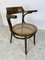 Bentwood Desk Chair with Rattan Seat by Thonet for Ligna, 1900s 4