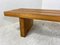 Modernist Wooden Slat Bench in the Style of Perriand, 1960s, Image 7