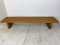 Modernist Wooden Slat Bench in the Style of Perriand, 1960s 5