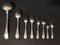 Louis XV Style Cutlery in Silver Metal, Set of 74 1