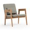 Light Gray Danish Armchair by Massana / Tremoleda for Mobles114 1