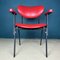 Mid-Century Red Desk Office Chair, Italy, 1960s 1