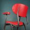 Mid-Century Red Desk Office Chair, Italy, 1960s 9