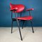 Mid-Century Red Desk Office Chair, Italy, 1960s 2