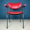 Mid-Century Red Desk Office Chair, Italy, 1960s 4