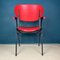 Mid-Century Red Desk Office Chair, Italy, 1960s 6