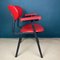 Mid-Century Red Desk Office Chair, Italy, 1960s 3