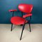 Mid-Century Red Desk Office Chair, Italy, 1960s 7