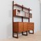 Free Standing Wall Unit with 4 Cabinets and 2 Shelves by Poul Cadovius 10
