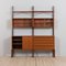 Free Standing Wall Unit with 4 Cabinets and 2 Shelves by Poul Cadovius 7