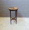 Art Deco Wooden Plant Stand with Painting 2