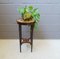Art Deco Wooden Plant Stand with Painting, Image 9