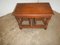 Beech Coffee Table with Stools, Set of 3 7