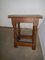 Beech Coffee Table with Stools, Set of 3, Image 4