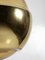 Lampada a sospensione sferica vintage in ottone di Peill & Putzler, Immagine 3