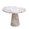 Italian Arabesque Carrara Marble Eros Side Tables by Angelo Mangiarotti, Set of 2 4